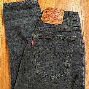 Vintage Black Levi's Straight leg